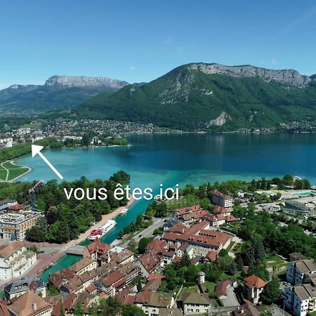 Studio Moderne, Place Parking Prive, Emplacement Ideal A 100 M Du Lac. Annecy Luaran gambar